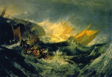 Turner del naufragio Pinturas al óleo